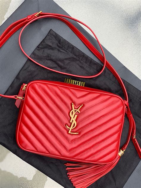 ysl camera bag dark red|ysl cross body camera bag.